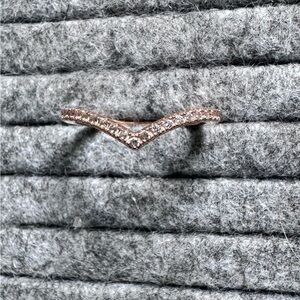 Pandora Rose Gold Chevron Ring